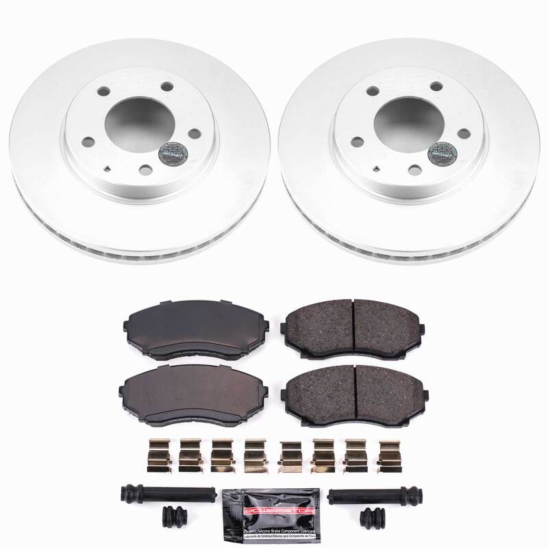 Power Stop 00-06 Mazda MPV Front Z23 Coated Brake Kit