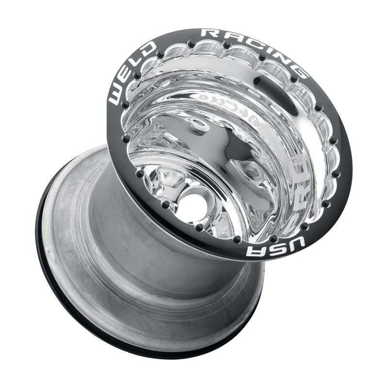 Weld Alpha-1 Pro 15x15 / 5x5 / 1 BS / 3.18 HB - Polished Center - Polished Shell - DBL MT Wheel