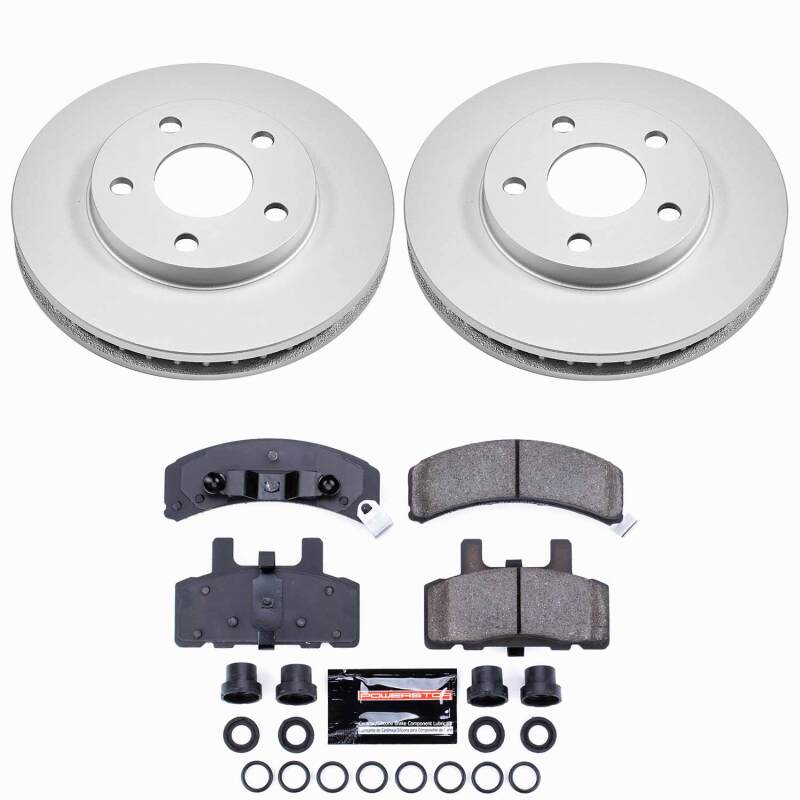Power Stop 90-93 Cadillac Commercial Chassis Front Z23 Coated Brake Kit