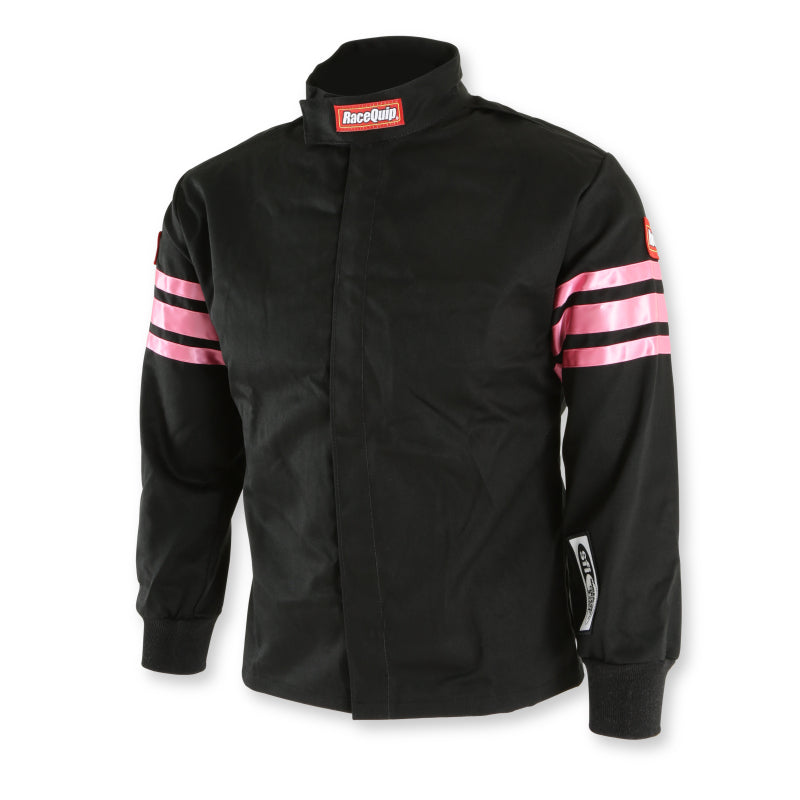 RaceQuip Pink Trim SFI-1 JR. Jacket - Kids Small