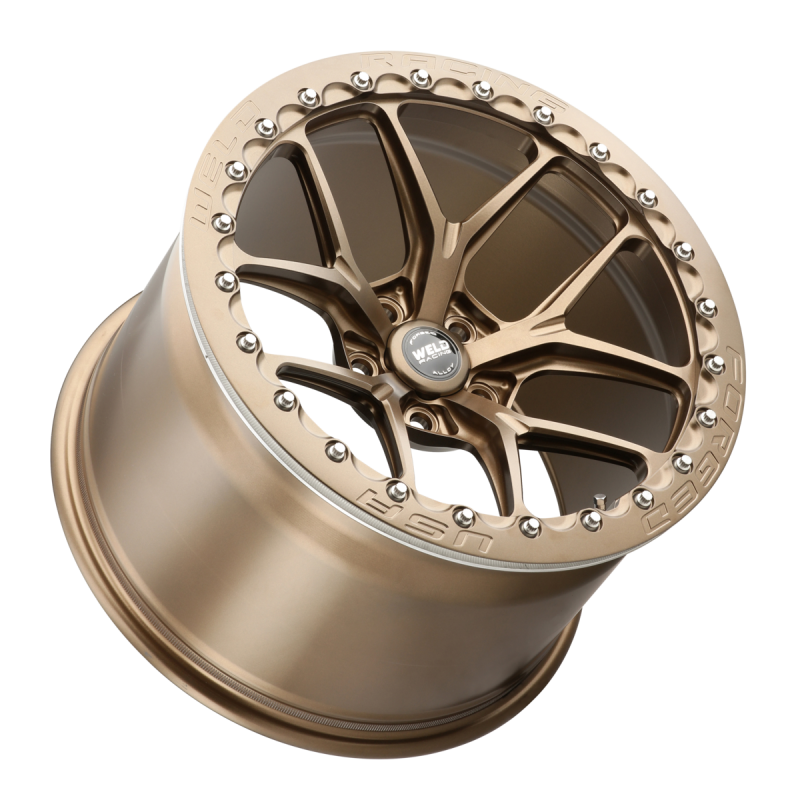 Weld RM105 20x5 / 5x4.5 / 1.7 BS / 70.7 HB - Satin Bronze - Non-BL Wheel
