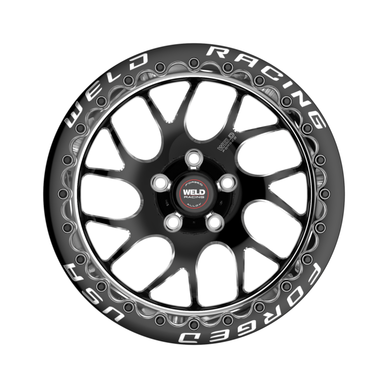 Weld S78L RT-S 17x11 / 5X115 BP / 6.2in BS Black Wheel 3.18ID {High Pad} - Single-Beadlock