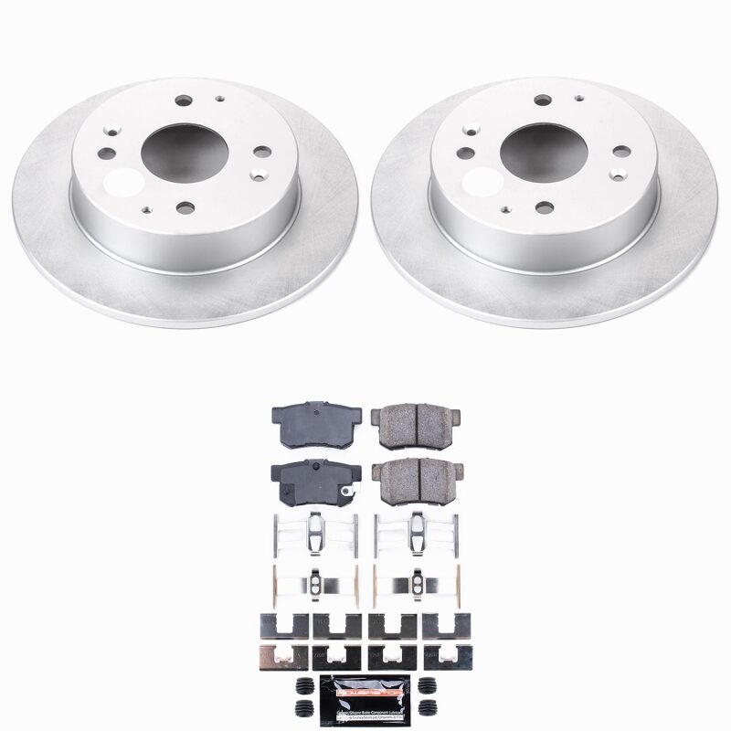 Power Stop 98-99 Acura CL Rear Z23 Coated Brake Kit