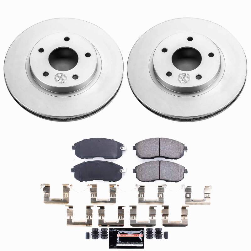 Power Stop 00-01 Infiniti I30 Front Z23 Coated Brake Kit