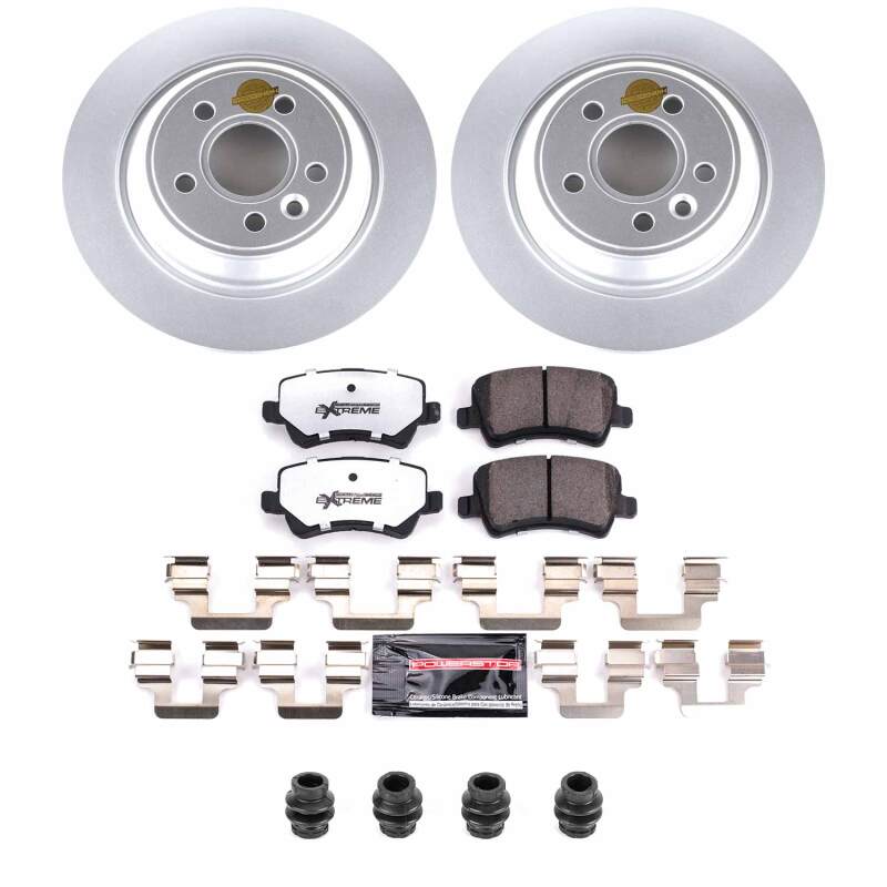 Power Stop 11-18 Volvo S60 Rear Z36 Coated Truck & Tow Brake Kit
