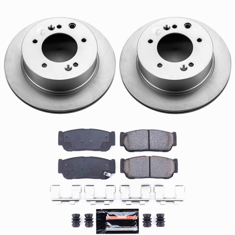 Power Stop 03-06 Kia Sorento Rear Z23 Coated Brake Kit