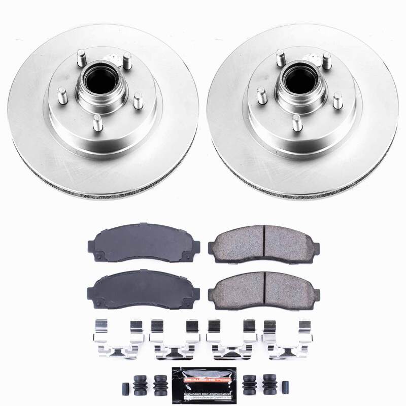 Power Stop 03-09 Ford Ranger Front Z23 Coated Brake Kit