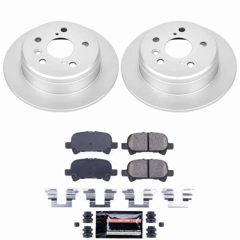 Power Stop 00-01 Toyota Camry Rear Z23 Coated Brake Kit