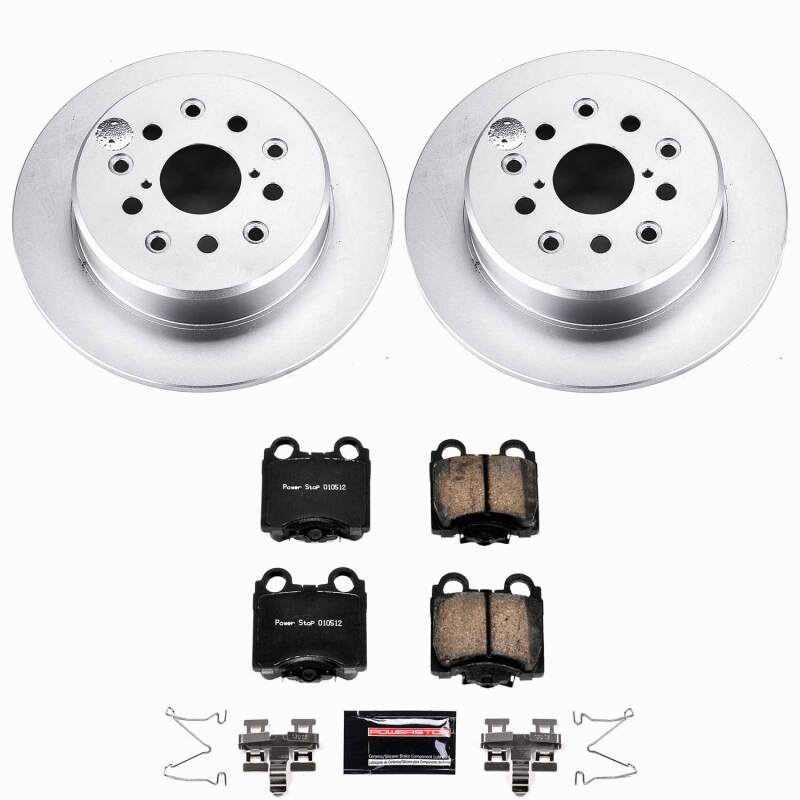 Power Stop 98-05 Lexus GS300 Rear Z23 Coated Brake Kit