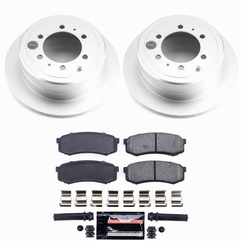 Power Stop 96-97 Lexus LX450 Rear Z23 Coated Brake Kit