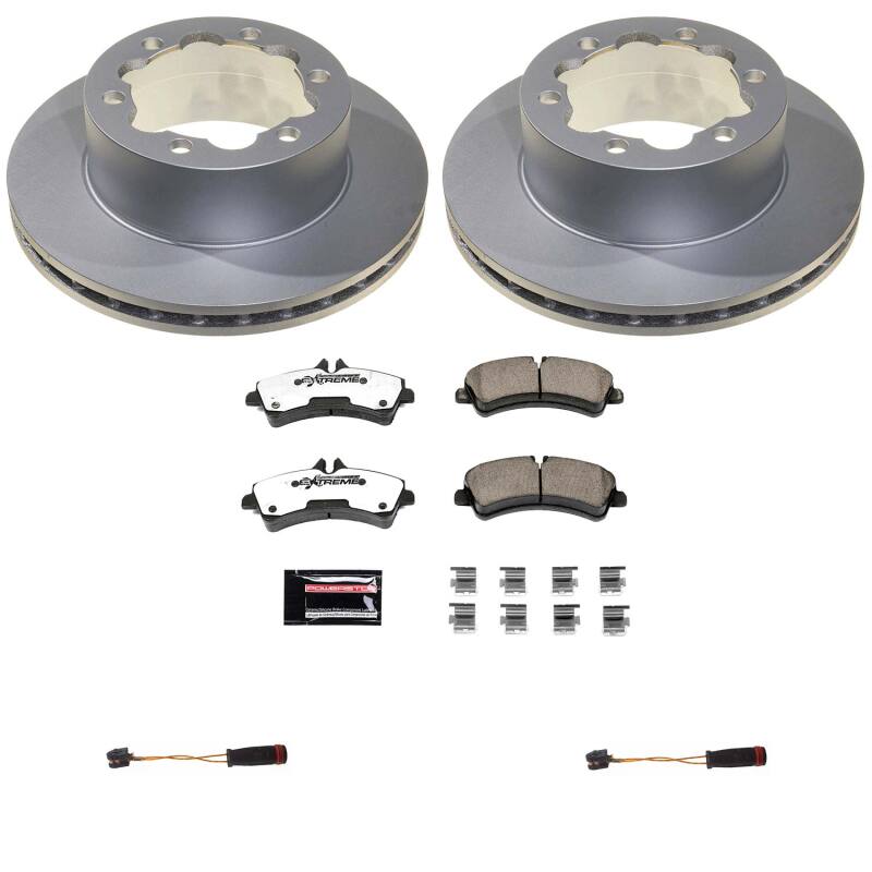 Power Stop 10-18 Freightliner Sprinter 3500 Rear Z36 Coated Truck & Tow Brake Kit