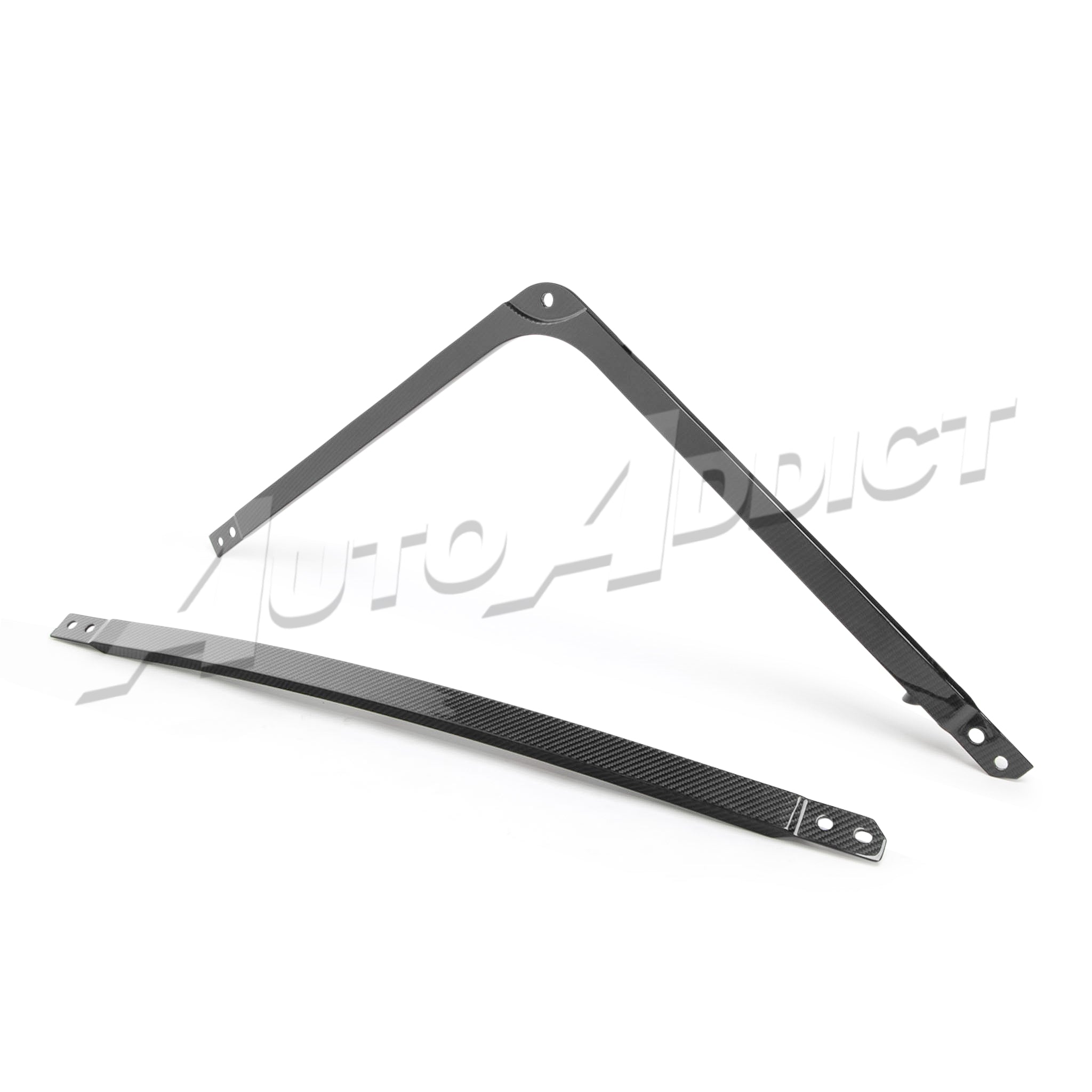 2021-2026 BMW G82 G83 M4 Dry Gloss Double Sided Carbon Fiber Engine Strut Bar Balance Kit