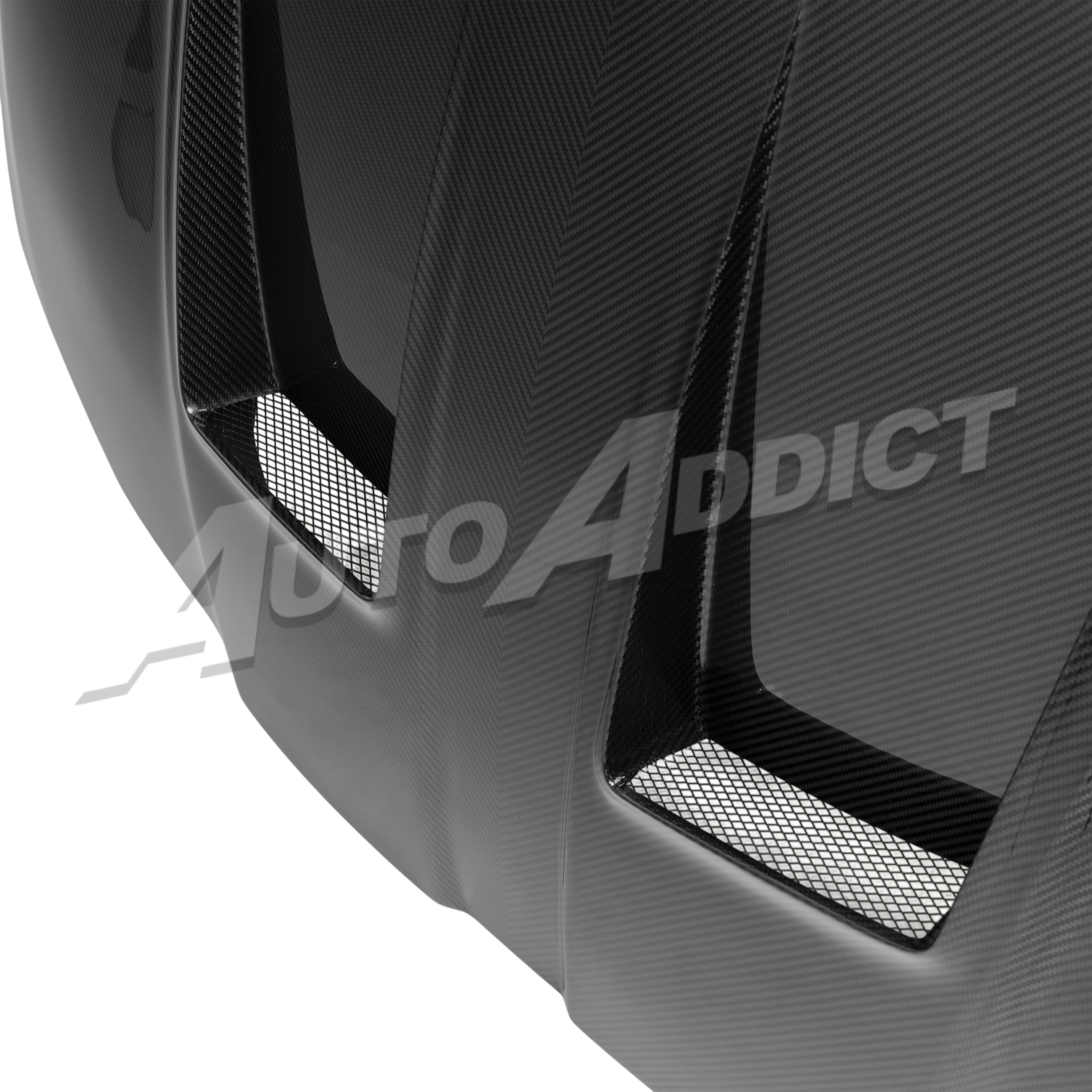 2021-2026 BMW G82 G83 M4 Dry Gloss Double Sided Carbon Fiber Front Hood Functional Vents