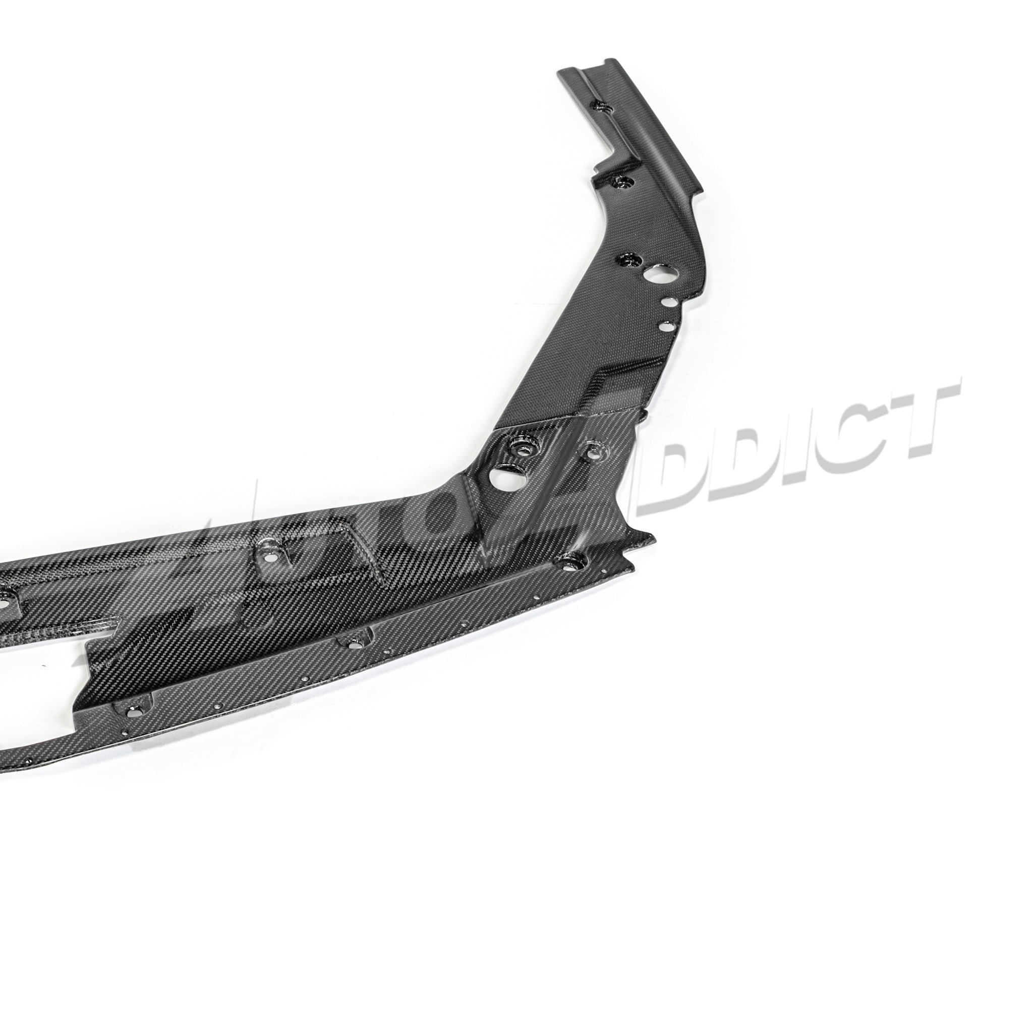 2020-2024 Cadillac CT5-V Blackwing Engine Panel Trim Radiator Cover Gloss Carbon Fiber 3pc Kit
