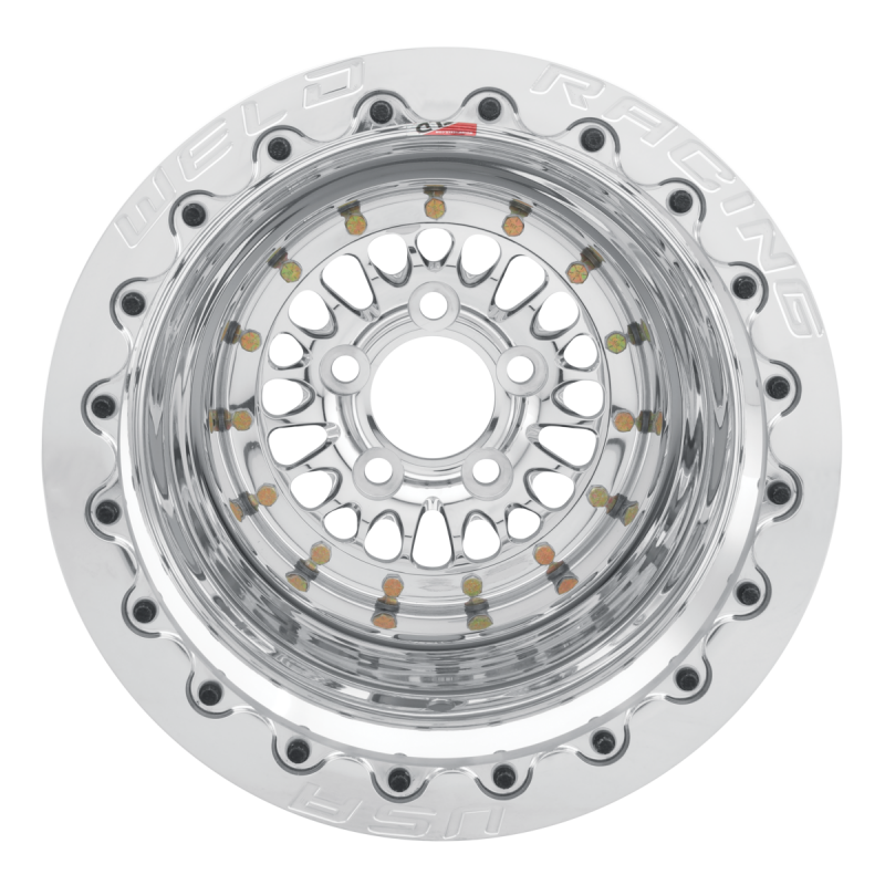 Weld RPM 16x16 / 5x4.75 / 4 BS / 3.18 HB - Polished Center - Polished Shell - Non-BL Wheel