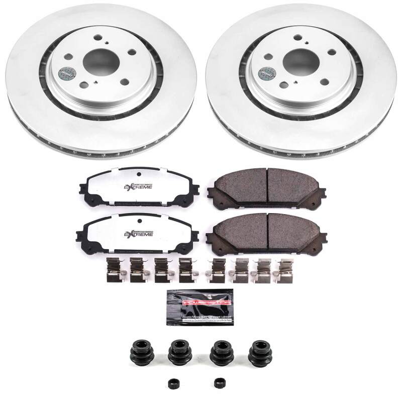 Power Stop 22-24 Lexus NX350 Front Z36 Coated Truck & Tow Brake Kit
