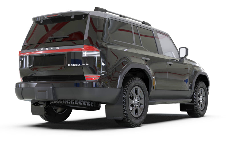 Lexus Rally Build Rally Armor 24-25 Lexus GX 550 Luxury Black UR Mud Flap - Silver Logo