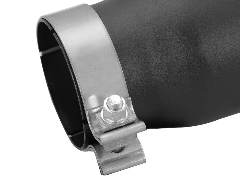 afe MACH Force-Xp Universal Exhaust Tip 3-1/2 IN Inlet x 4-1/2 IN Outlet x 12 IN L