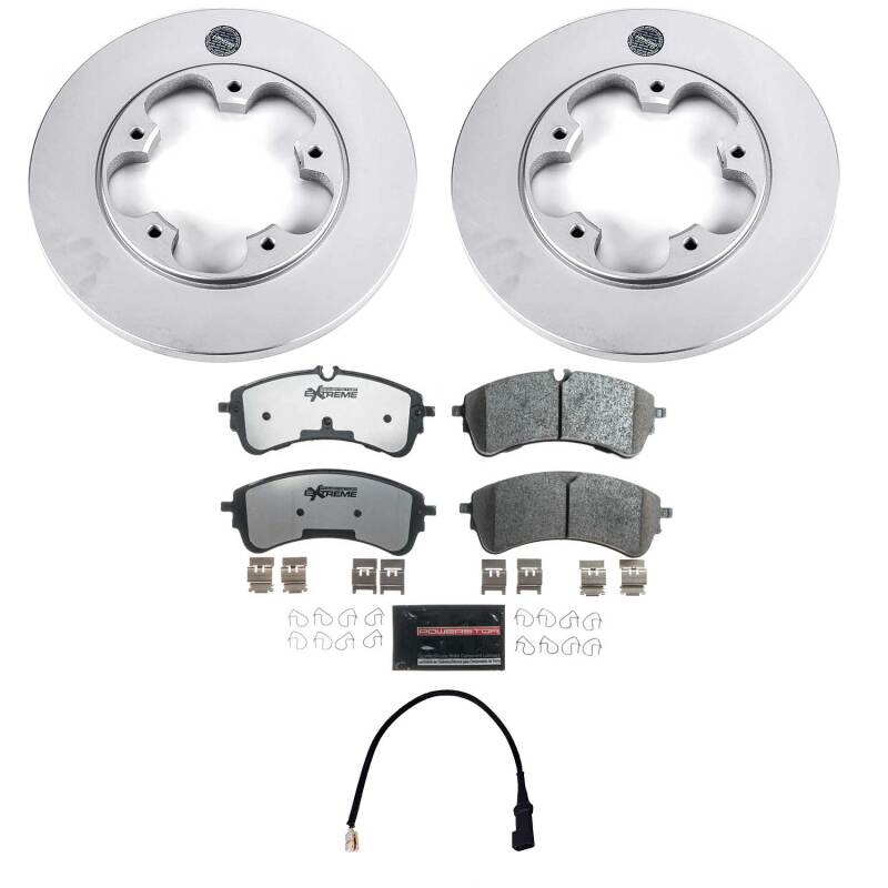 Power Stop 2020 Ford Transit-150 Rear Z36 Coated Truck & Tow Brake Kit