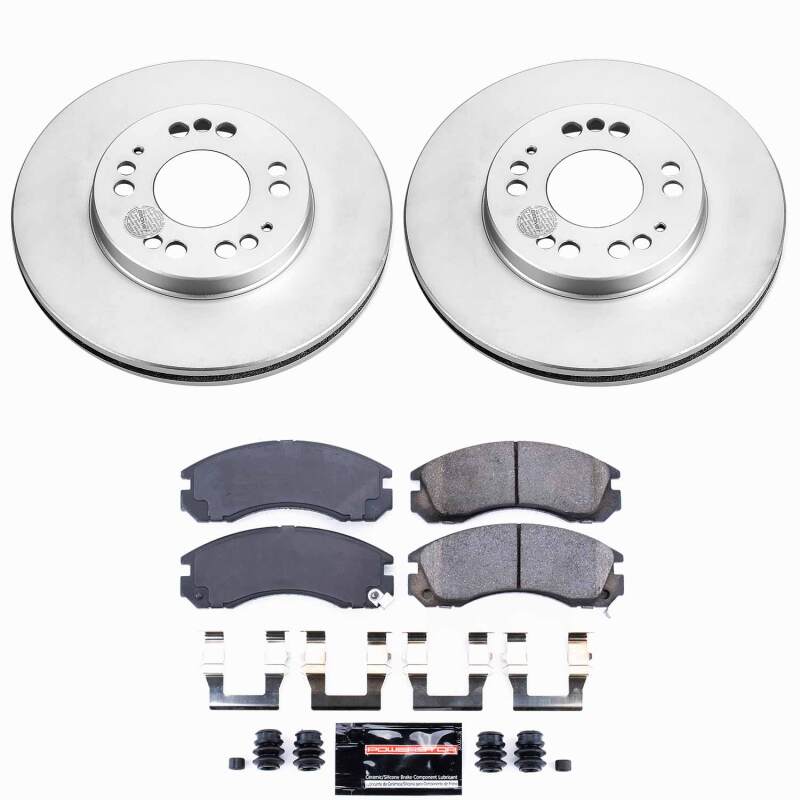 Power Stop 91-96 Dodge Stealth Front Z23 Coated Brake Kit
