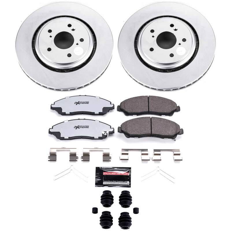 Power Stop 14-16 Acura MDX Front Z36 Coated Truck & Tow Brake Kit
