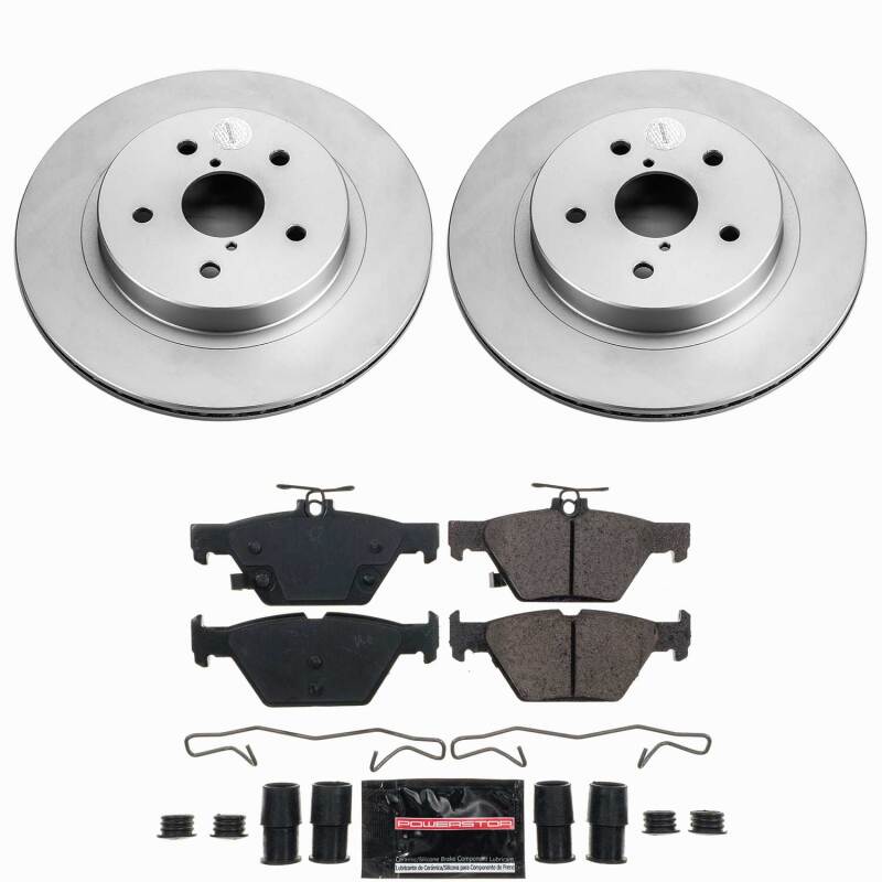 Power Stop 2025 Subaru Forester Rear Z23 Coated Brake Kit