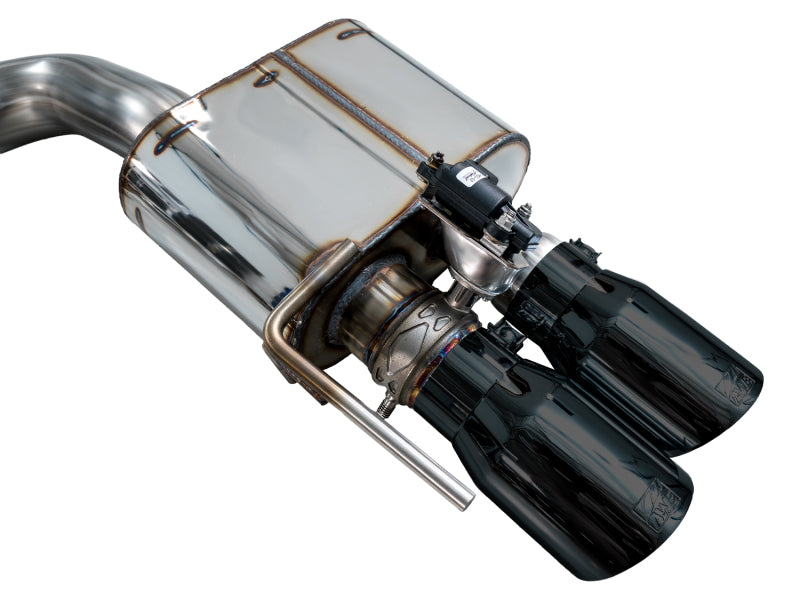 AWE 18-23 S550 Mustang GT SwitchPath Exhaust - Diamond Black Tips