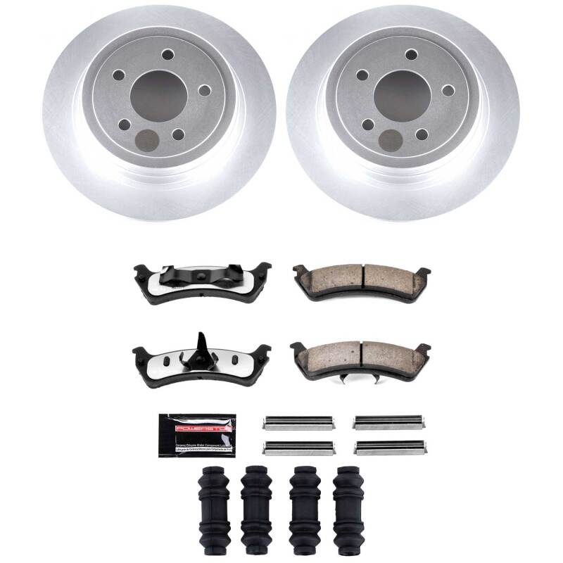 Power Stop 2003 Ford Explorer Sport Rear Z36 Coated Truck & Tow Brake Kit
