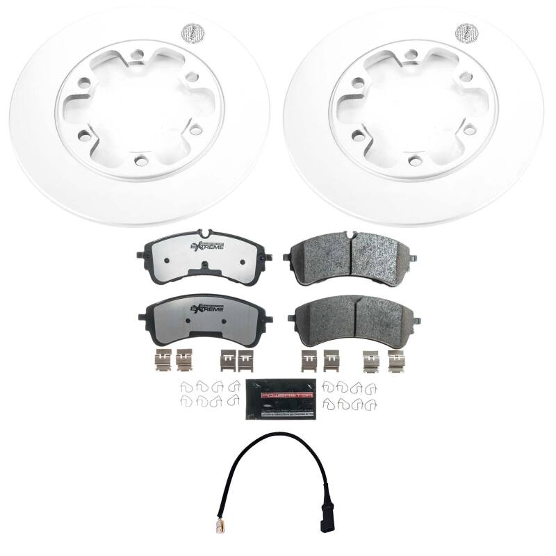 Power Stop 2020 Ford Transit-150 Rear Z36 Coated Truck & Tow Brake Kit