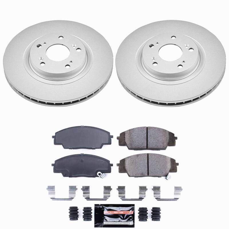 Power Stop 02-06 Acura RSX Front Z23 Coated Brake Kit