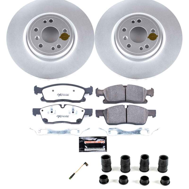 Power Stop 2018 Mercedes-Benz GLE350 Front Z36 Coated Truck & Tow Brake Kit