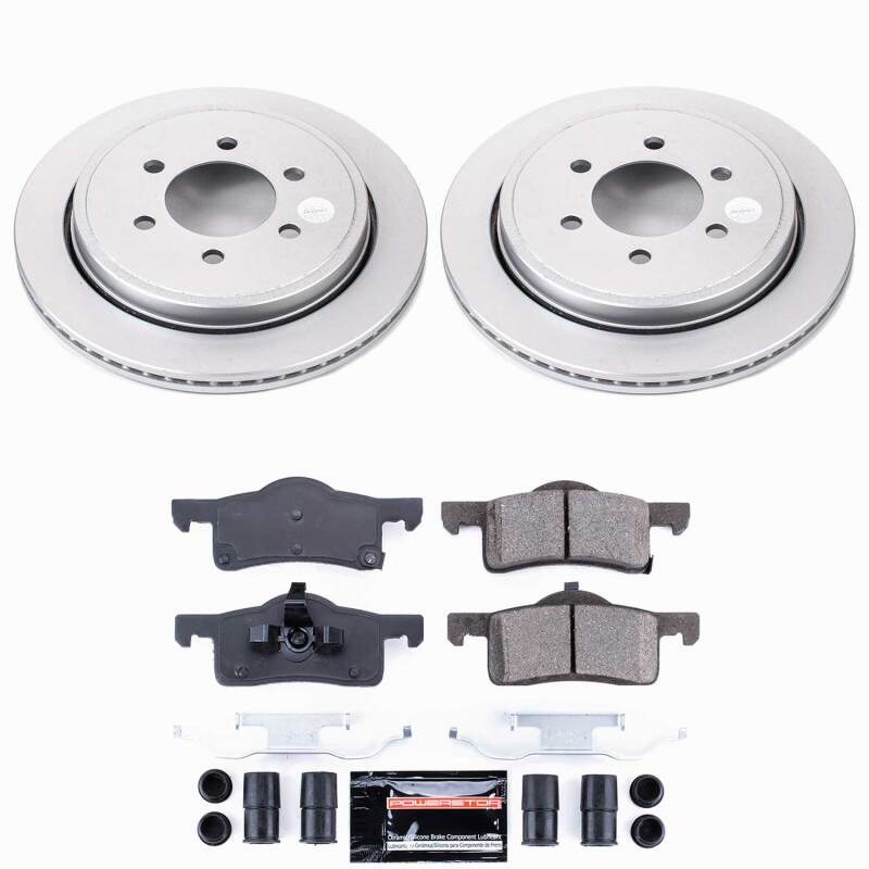 Power Stop 02-06 Ford Expedition Rear Z23 Coated Brake Kit