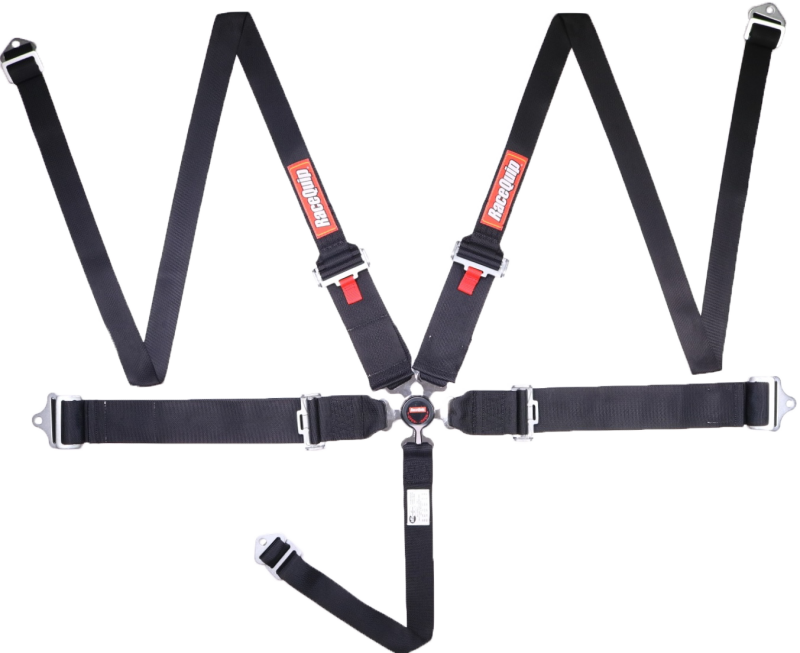 RaceQuip Black SFI CAMLOCK 5pt PD Lap HNR Seat Belt