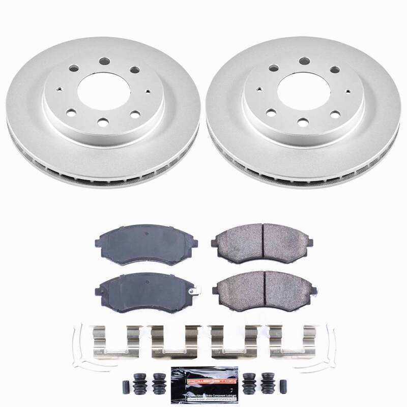 Power Stop 98-01 Hyundai Elantra Front Z23 Coated Brake Kit