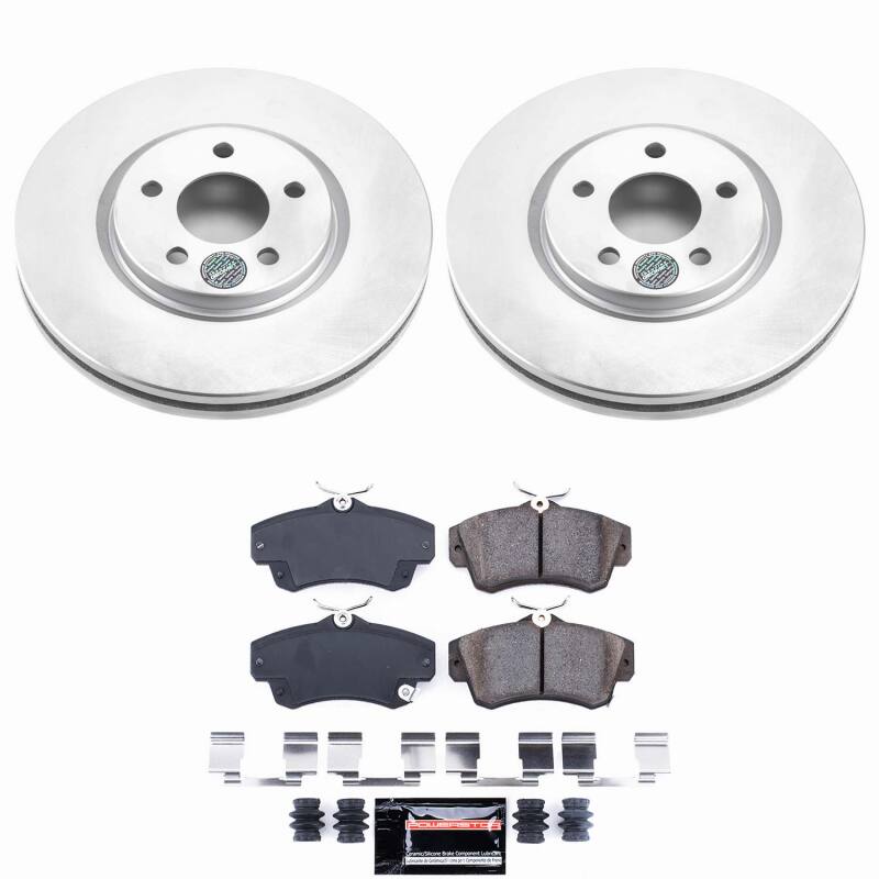 Power Stop 03-09 Chrysler PT Cruiser Front Z23 Coated Brake Kit
