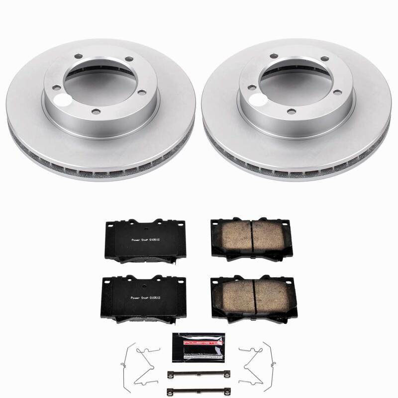 Power Stop 98-07 Lexus LX470 Front Z23 Coated Brake Kit