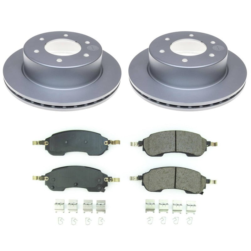 Power Stop 21-25 Ford Bronco Rear Z17 Coated Brake Kit