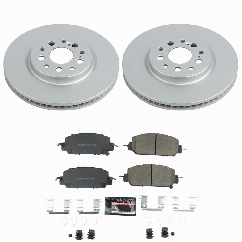 Power Stop 17-21 Honda Clarity Front Z23 Coated Brake Kit
