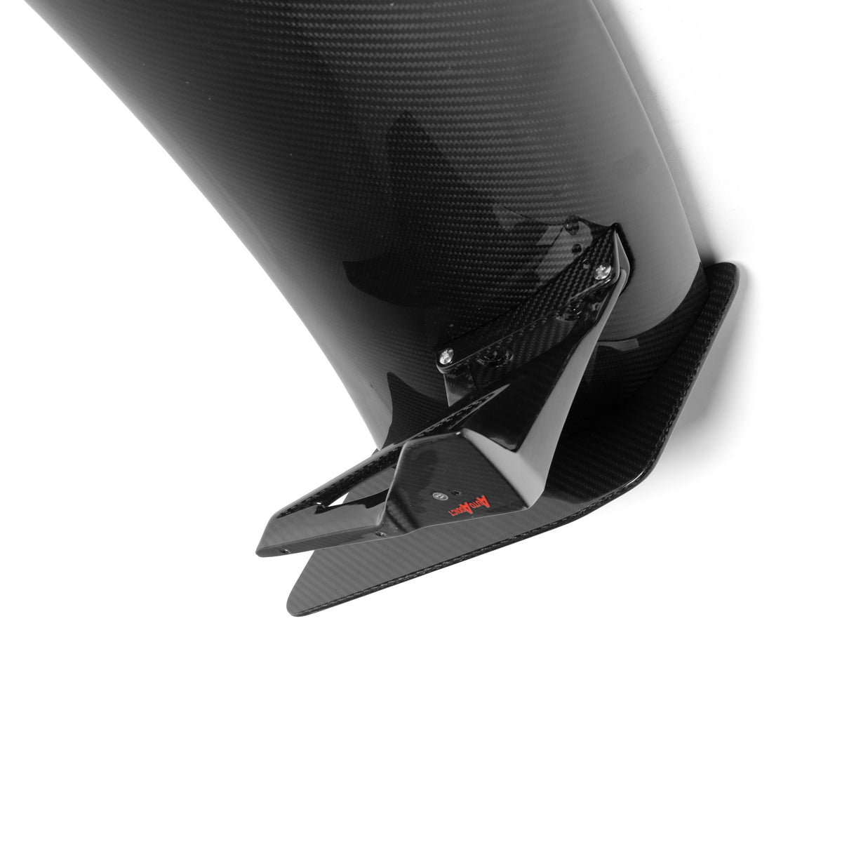2024–2026 Mustang S650 Heritage SC™ V-Shaped Dry Gloss Carbon Fiber Rear Wing W/ Ducktail-Style Decklid