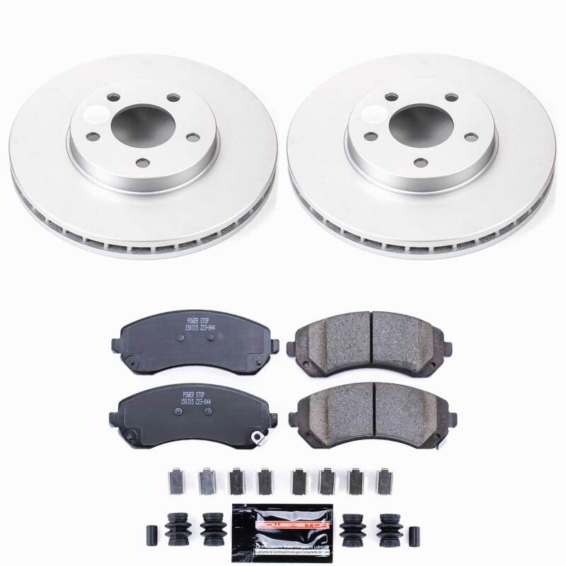 Power Stop 02-06 Buick Rendezvous Front Z23 Coated Brake Kit