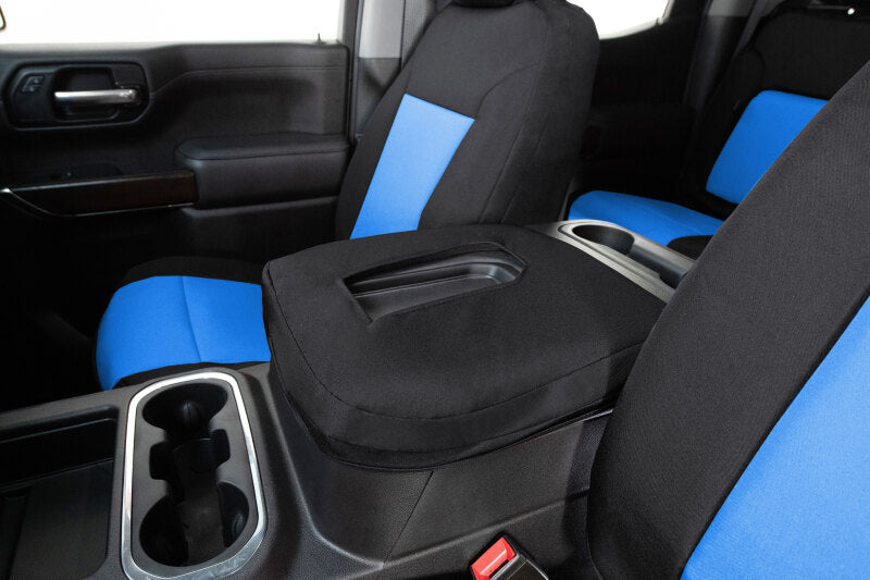 Covercraft 19-24 Dodge Ram 1500 Endura PrecisionFit Custom Front Row Seat Covers - Blue/Black