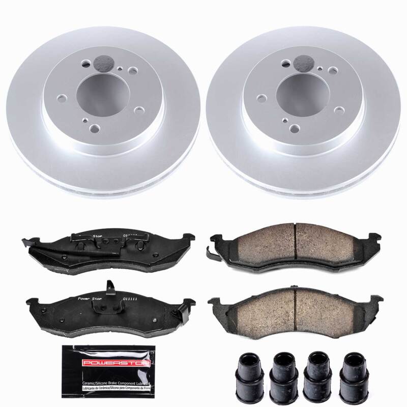 Power Stop 93-02 Mercury Villager Front Z23 Coated Brake Kit