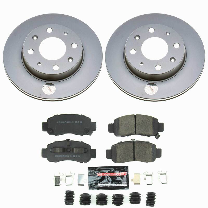 Power Stop 00-06 Honda Insight Front Z23 Coated Brake Kit