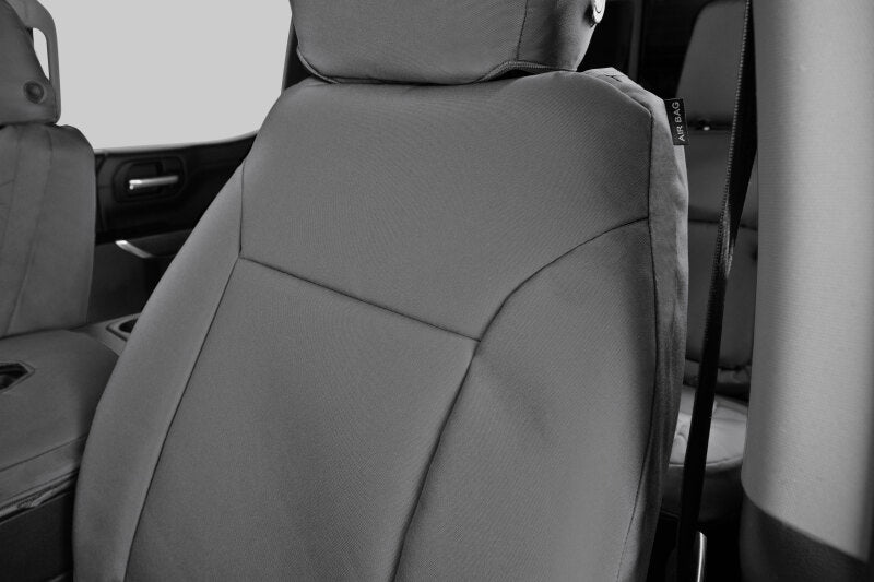 Covercraft 19-24 Dodge Ram 1500 Endura PrecisionFit Custom Front Row Seat Covers - Silver/Silver