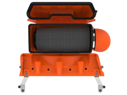 aFe Magnum FORCE Stage-2 Orange Edition Cold Air Intake System w/ Pro 5R | 2021-2024 RAM 1500 TRX V8-6.2L SC