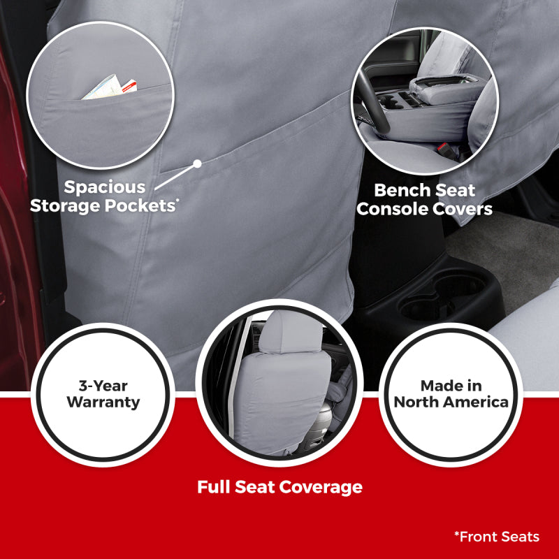 Covercraft 24-26 Ford Ranger SeatSaver Custom Seat Cover - Polycotton Charcoal