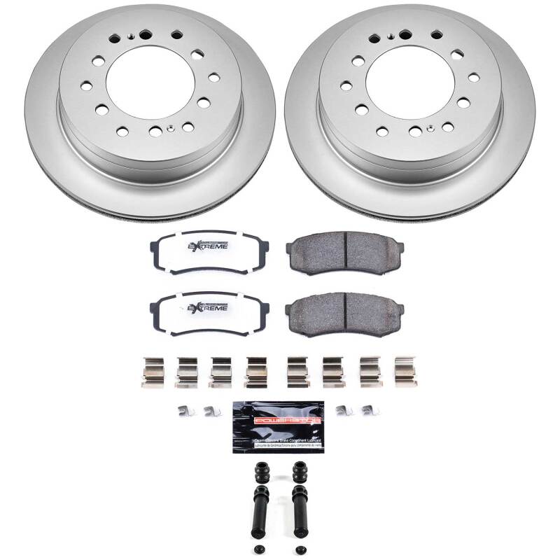 Power Stop 03-09 Lexus GX470 Rear Z36 Coated Truck & Tow Brake Kit