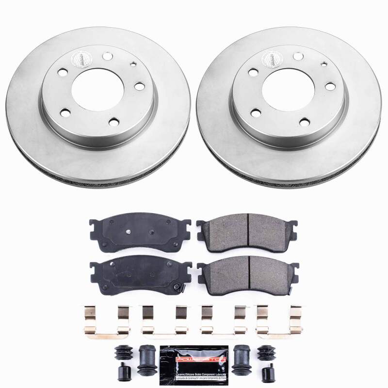 Power Stop 01-03 Mazda Protege Front Z23 Coated Brake Kit