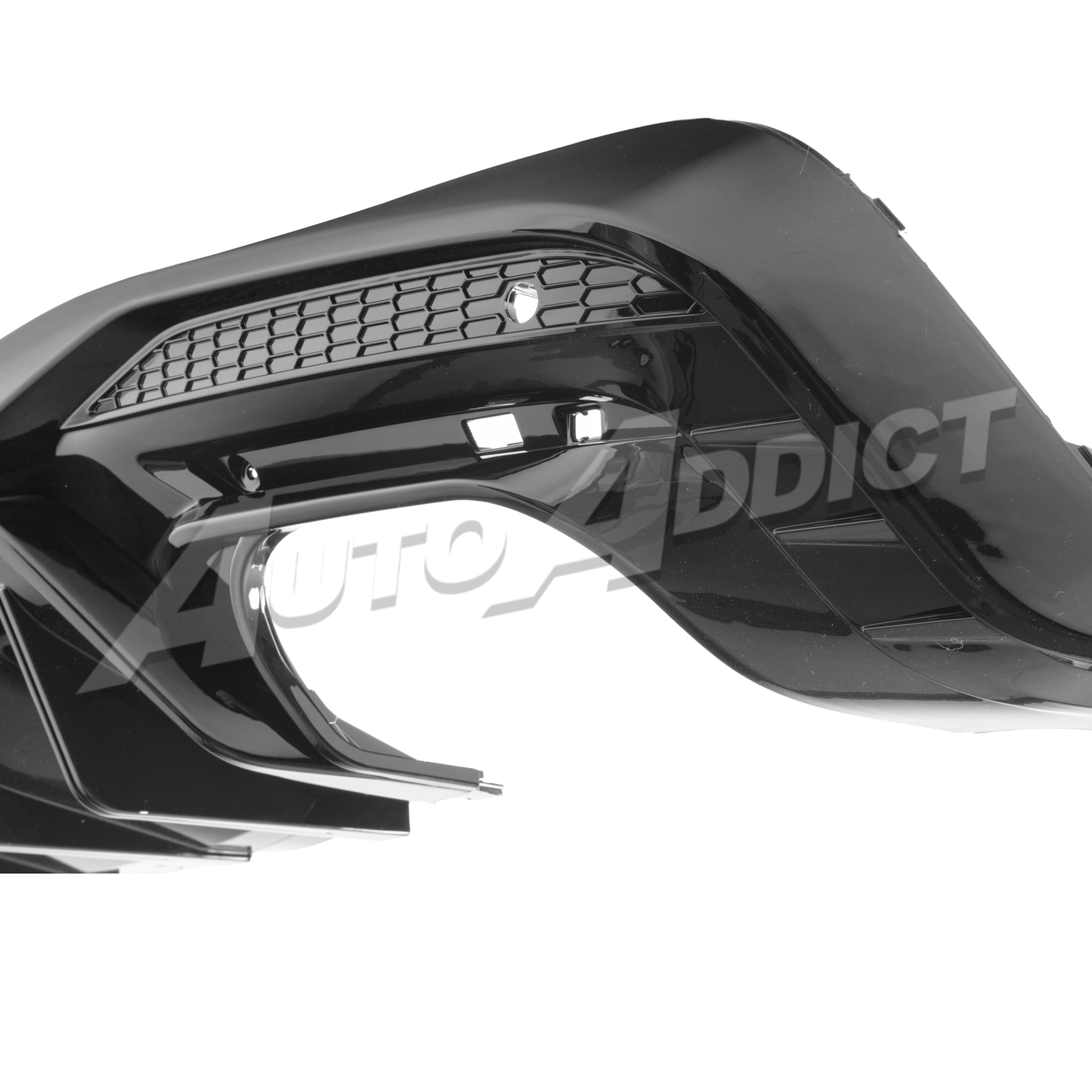 ناشر خلفي من فورد موستانج دارك هورس 2024+ بأربعة أطراف باللون الأسود اللامع 