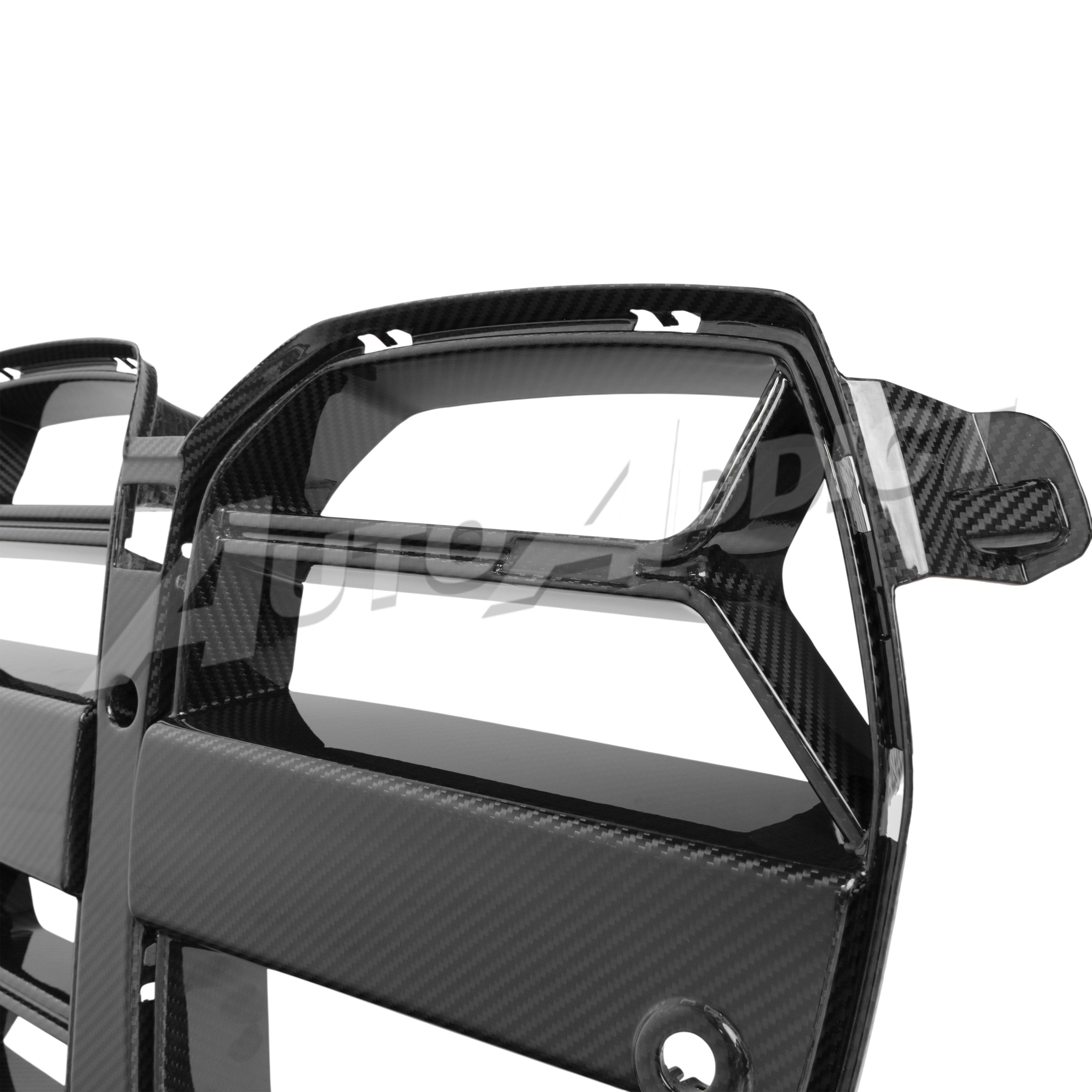 2021-2026 BMW G82 G83 M4 Dry Gloss Double Sided Carbon Fiber Lower Grill without ACC